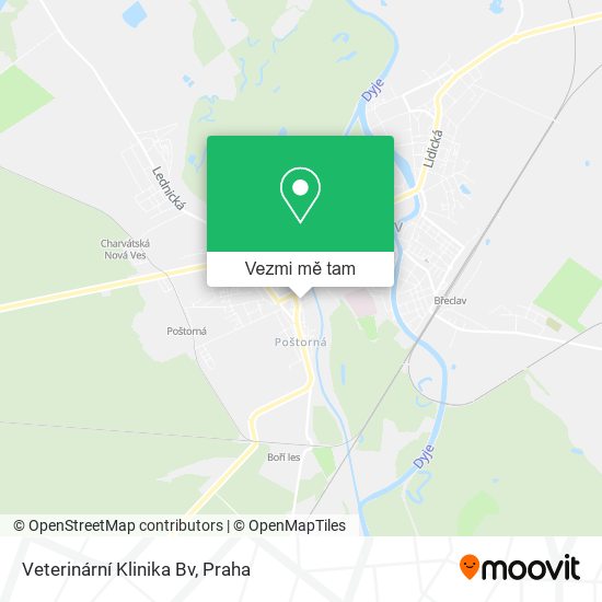 Veterinární Klinika Bv mapa