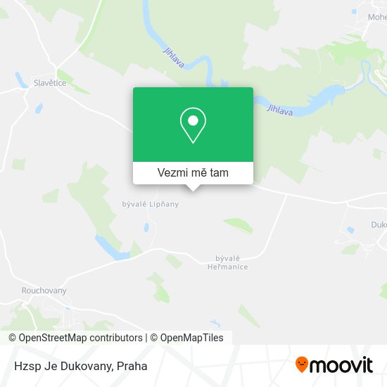 Hzsp Je Dukovany mapa