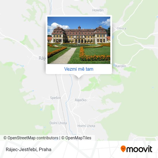 Rájec-Jestřebí mapa