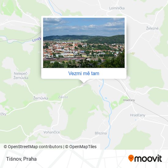 Tišnov mapa