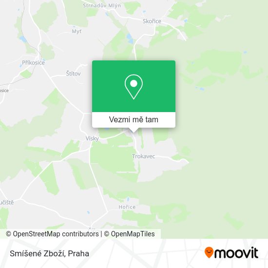 Smíšené Zboží mapa