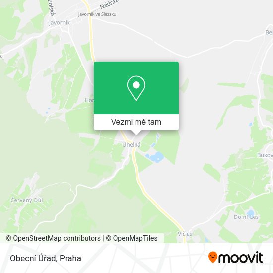 Obecní Úřad mapa