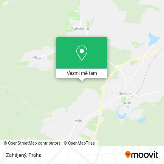 Zahájený mapa
