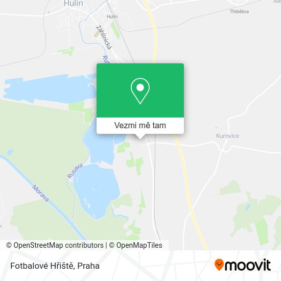 Fotbalové Hřiště mapa