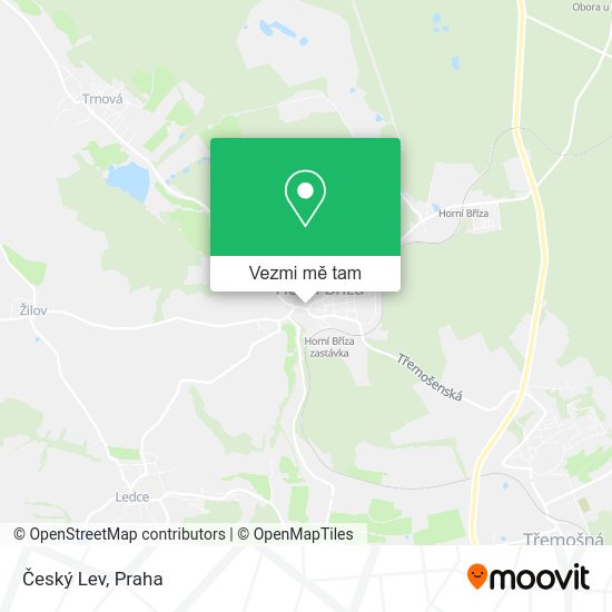 Český Lev mapa