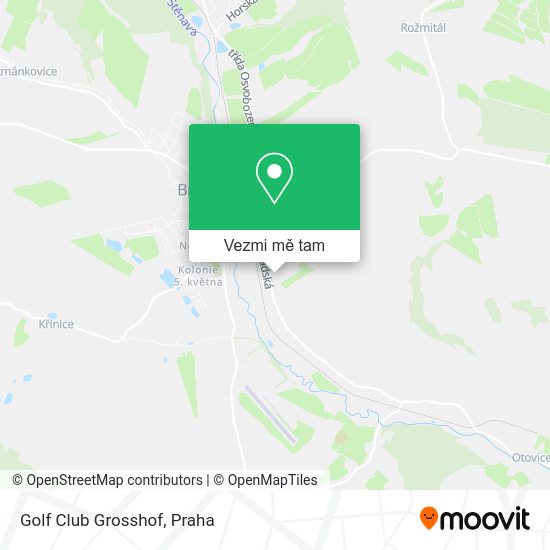 Golf Club Grosshof mapa