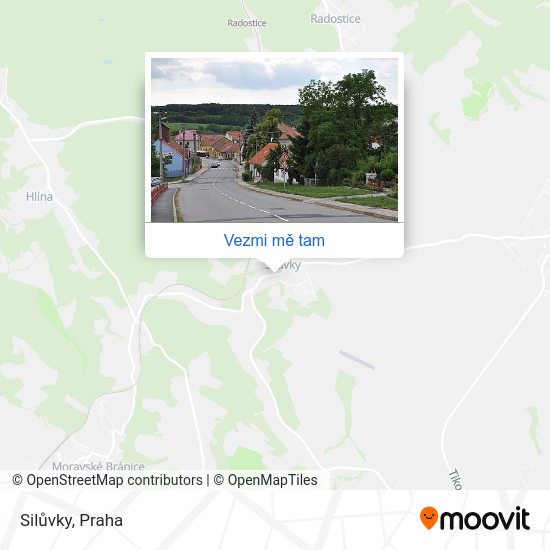 Silůvky mapa