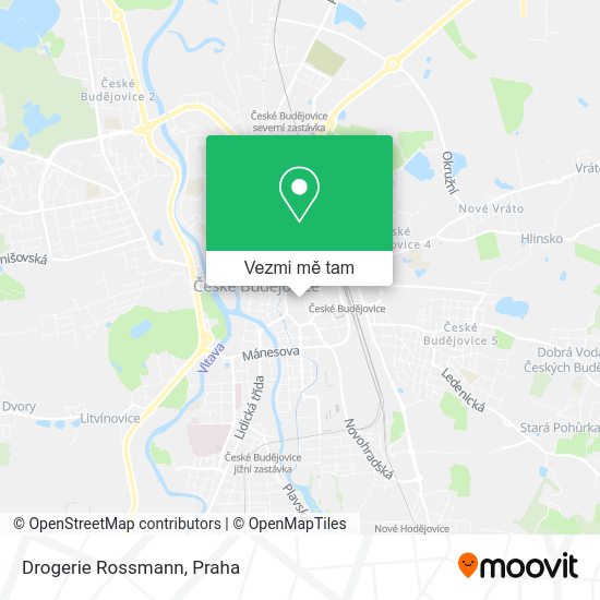 Drogerie Rossmann mapa