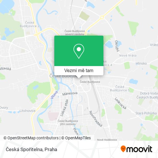 Česká Spořitelna mapa