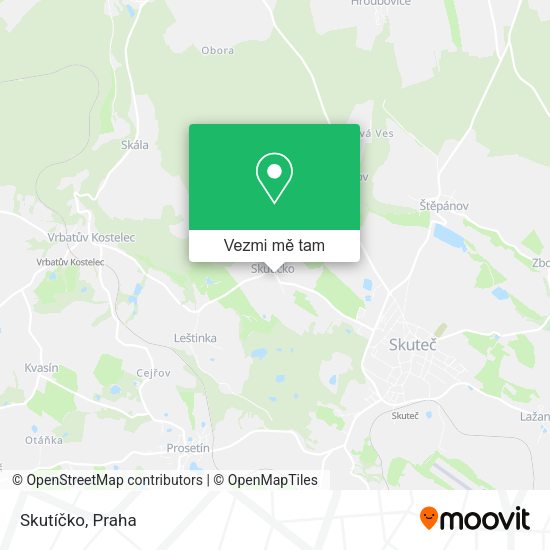 Skutíčko mapa