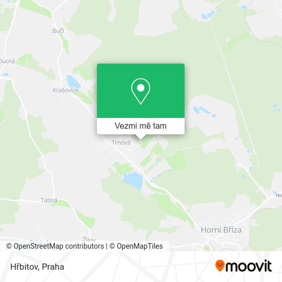 Hřbitov mapa
