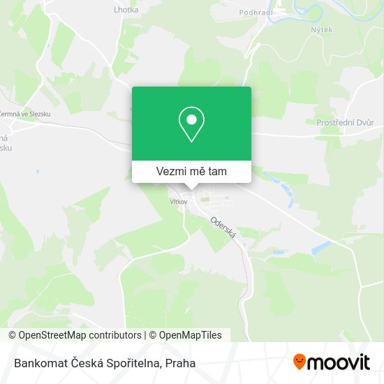 Bankomat Česká Spořitelna mapa