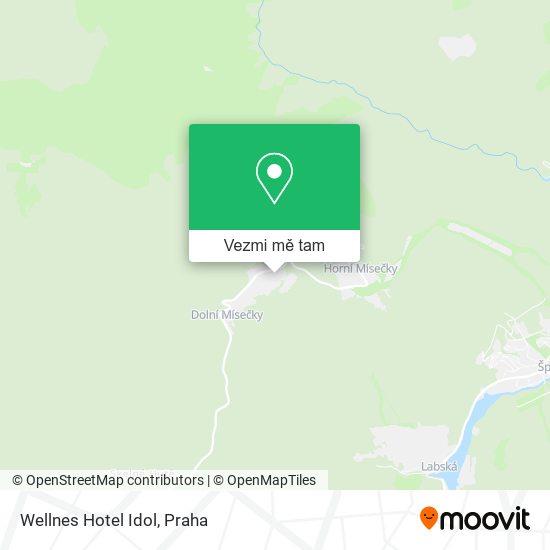 Wellnes Hotel Idol mapa