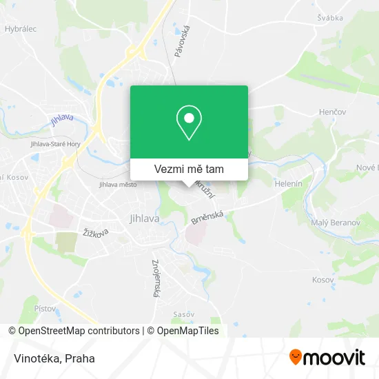 Vinotéka mapa