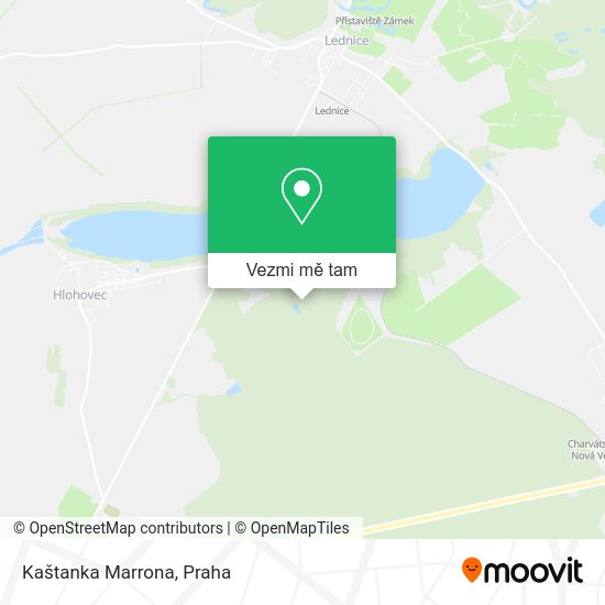 Kaštanka Marrona mapa