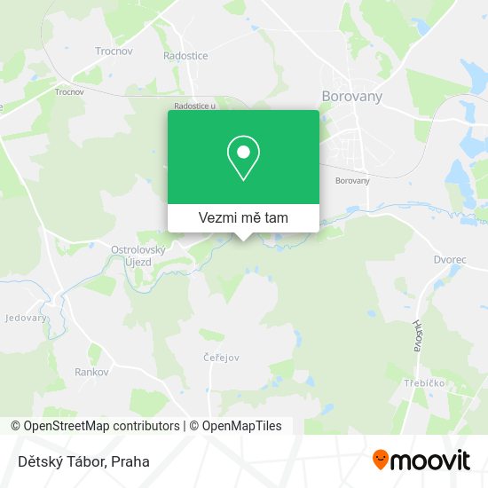 Dětský Tábor mapa