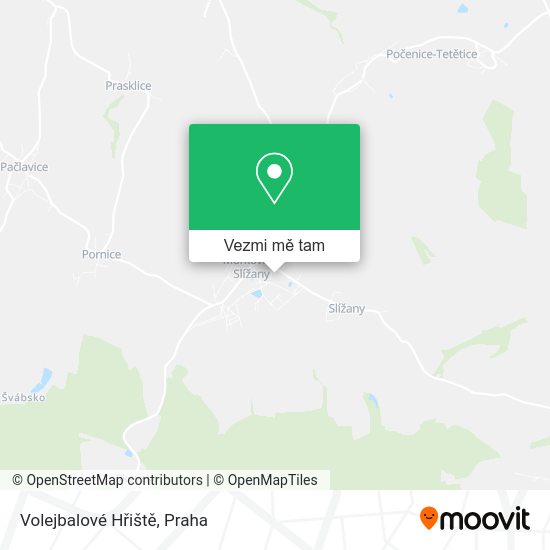 Volejbalové Hřiště mapa