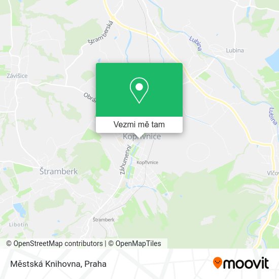 Městská Knihovna mapa