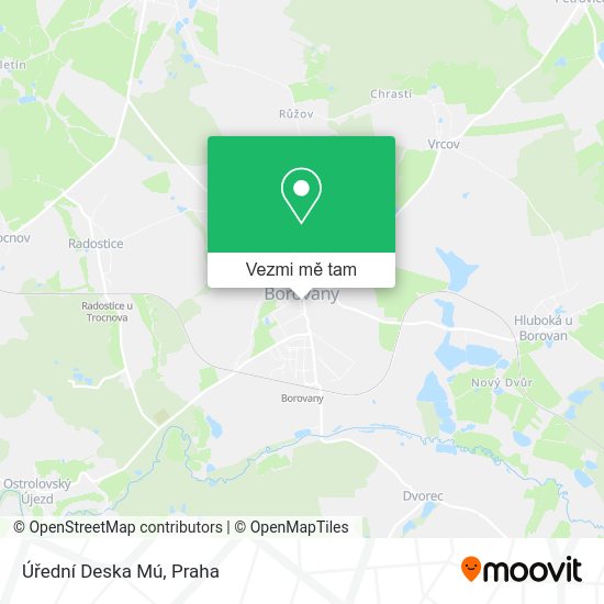 Úřední Deska Mú mapa