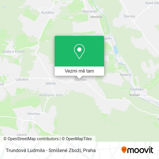 Trundová Ludmila - Smíšené Zboží mapa