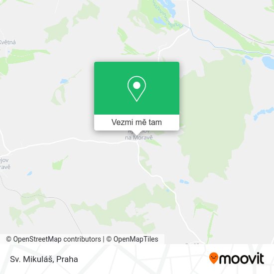 Sv. Mikuláš mapa