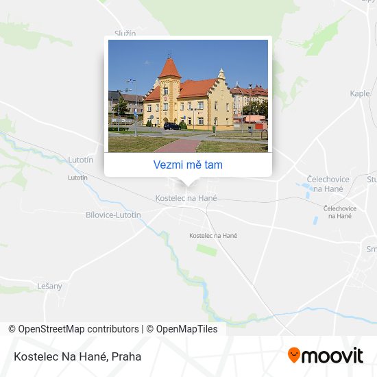 Kostelec Na Hané mapa