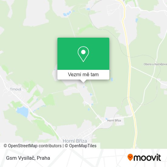 Gsm Vysílač mapa