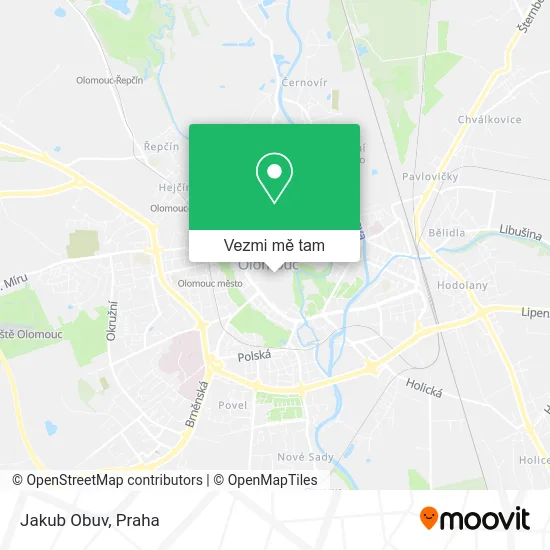 Jakub Obuv mapa