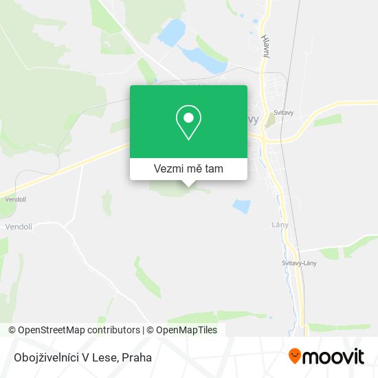 Obojživelníci V Lese mapa