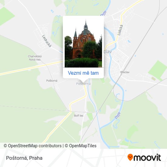 Poštorná mapa