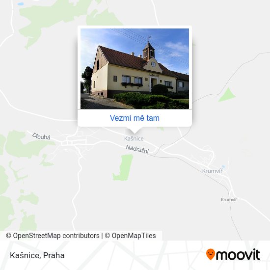 Kašnice mapa