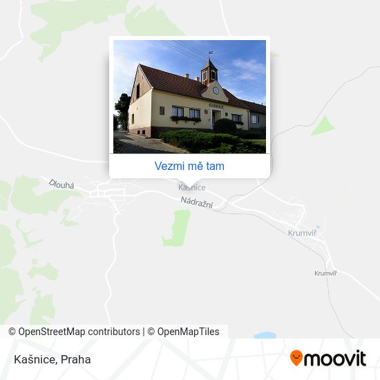 Kašnice mapa