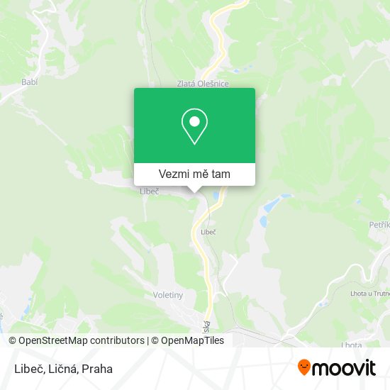 Libeč, Ličná mapa