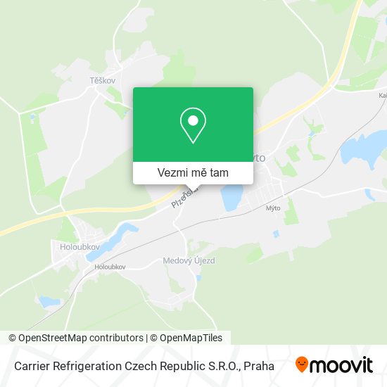 Carrier Refrigeration Czech Republic S.R.O. mapa