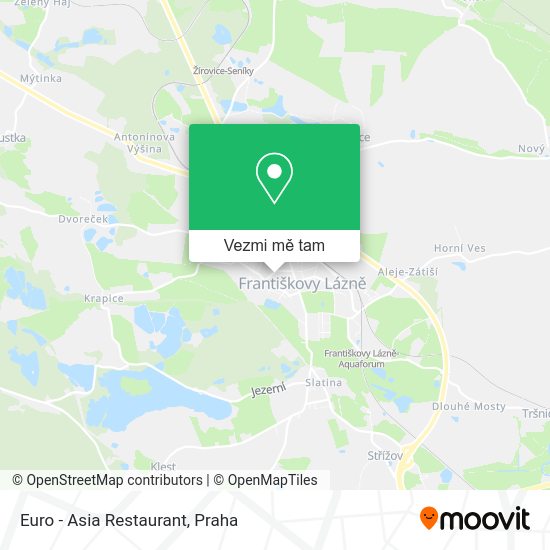 Euro - Asia Restaurant mapa