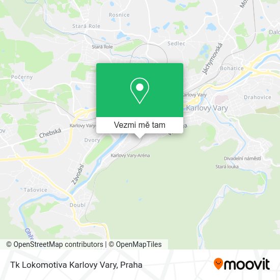 Tk Lokomotiva Karlovy Vary mapa