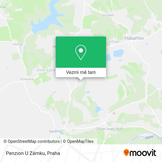 Penzion U Zámku mapa