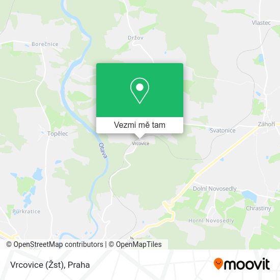 Vrcovice (Žst) mapa