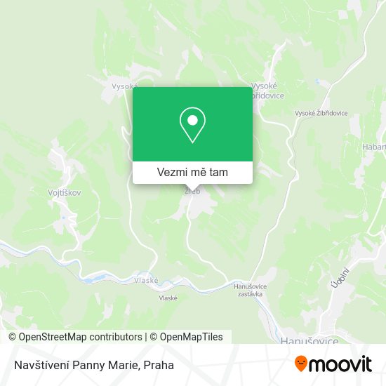 Navštívení Panny Marie mapa