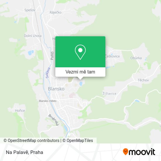 Na Palavě mapa