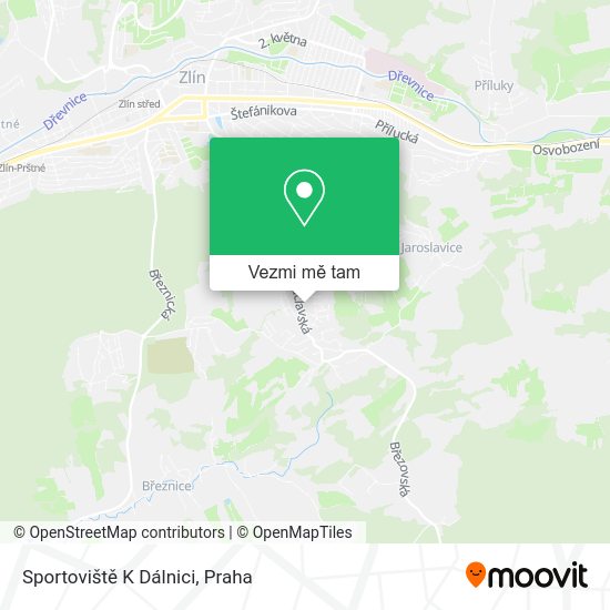 Sportoviště K Dálnici mapa