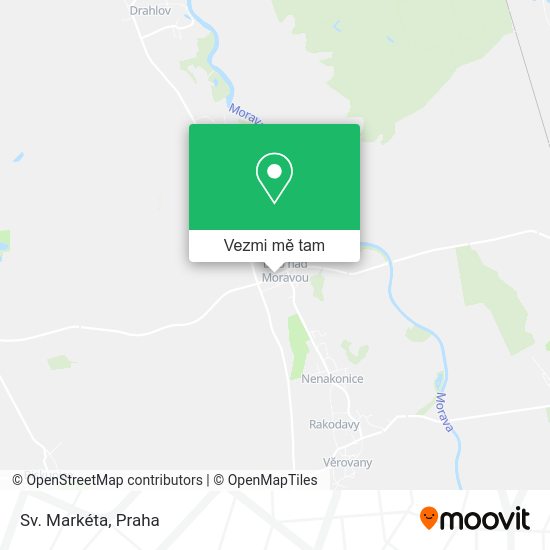 Sv. Markéta mapa