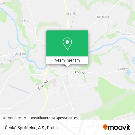 Česká Spořitelna, A.S. mapa