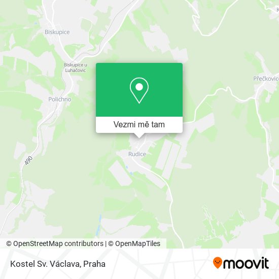 Kostel Sv. Václava mapa