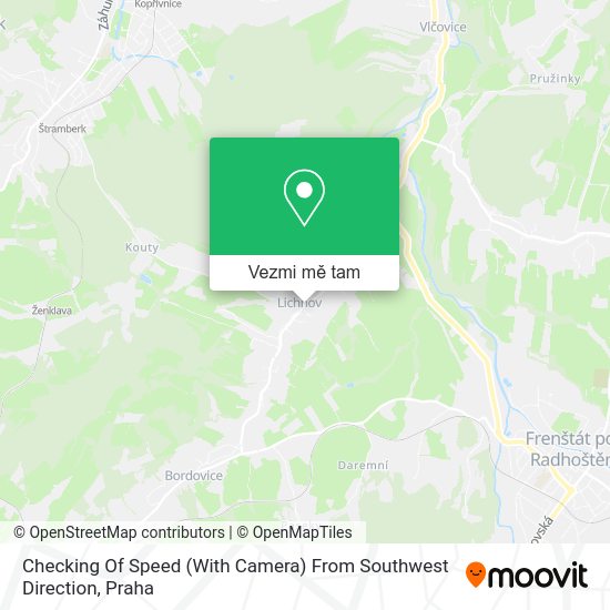 Checking Of Speed (With Camera) From Southwest Direction mapa