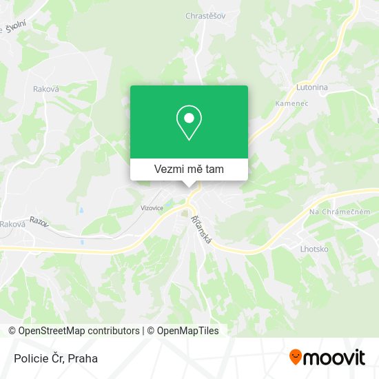 Policie Čr mapa