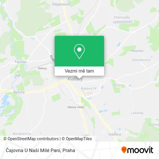Čajovna U Naší Milé Paní mapa