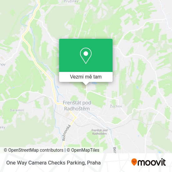 One Way Camera Checks Parking mapa