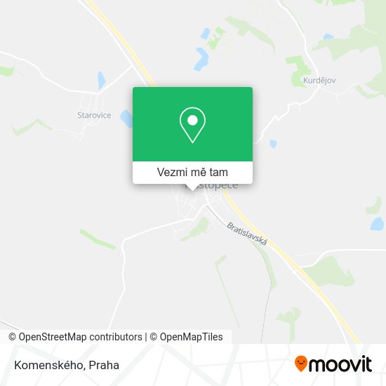 Komenského mapa
