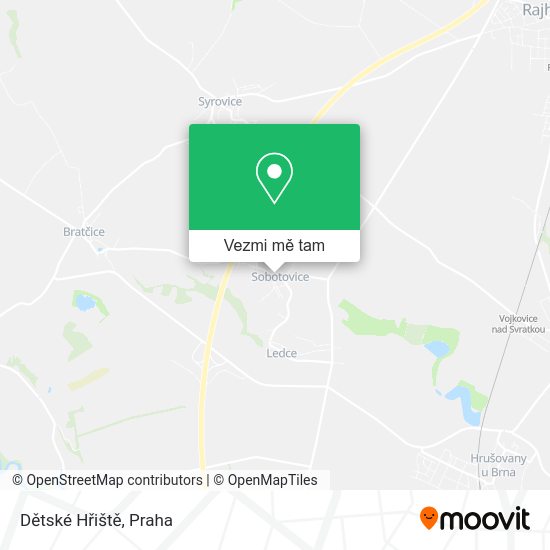 Dětské Hřiště mapa